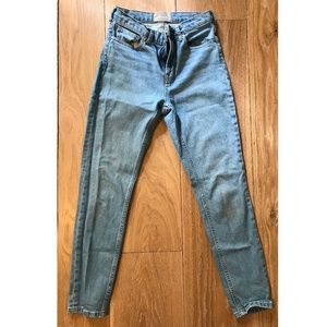 Everlane High-Rise Skinny Jeans light blue